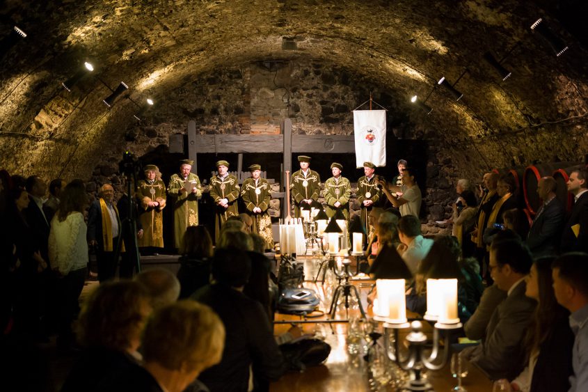 Intronisation Rakoczi cellar - Confrerie de Tokaj